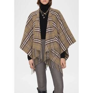 Burberry St. Charlotte Double-Faced Wool Cashmere Cape